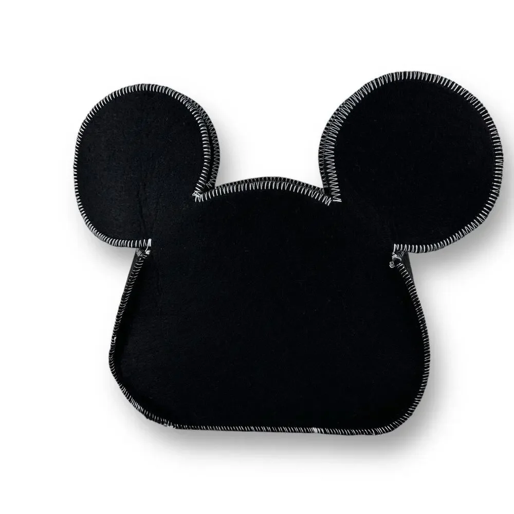 Disney Mickey Mouse Black Ear 2 Piece Felt Nursery Storage Caddy Set Lot